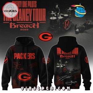 Green Bay Packers x Twenty One Pilots Signatures Hoodie, Long Pant