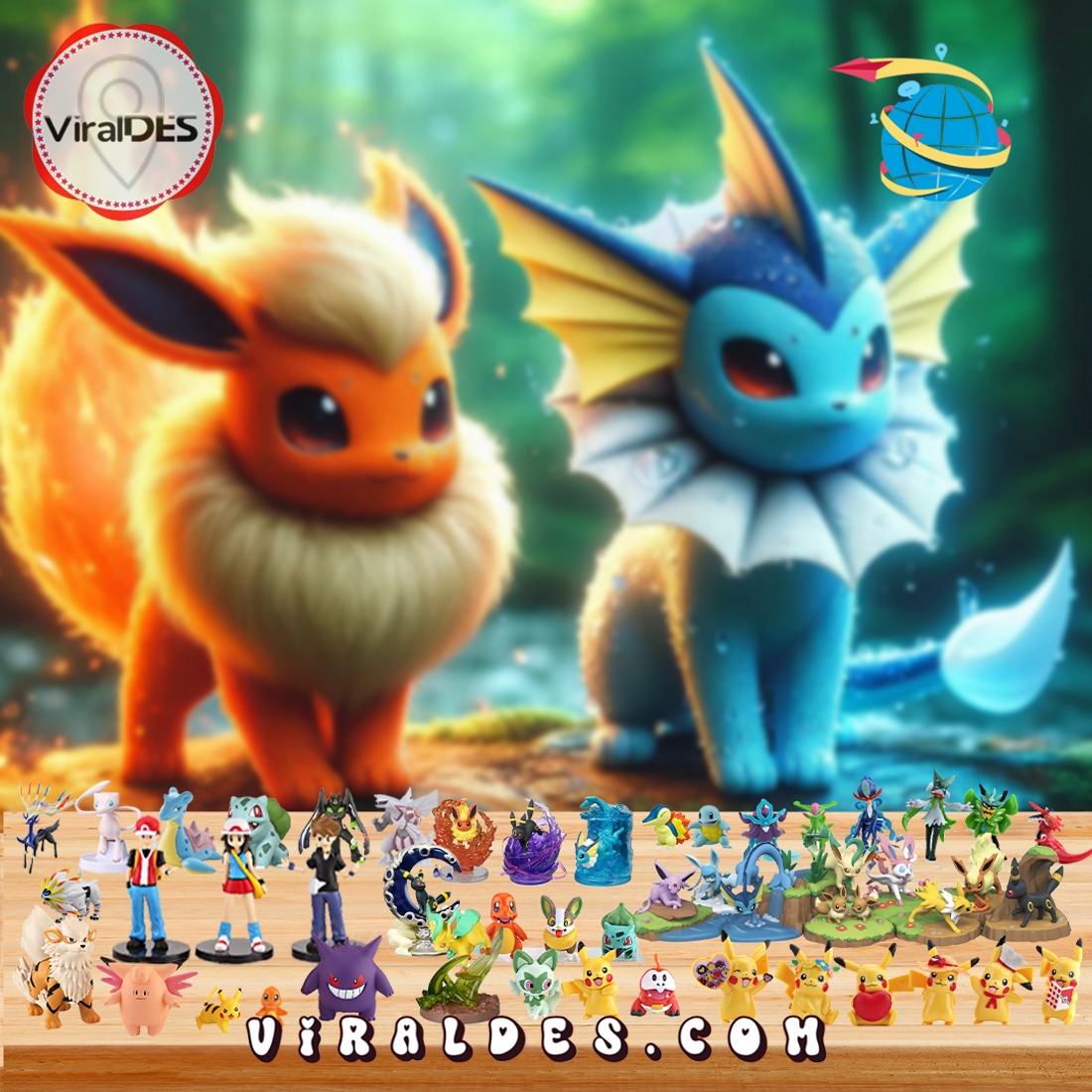 Flareon Pokémon Advent Calendar, 24 Gifts Are In It Flareon Pokémon Advent Calendar, 24 Gifts Are In It