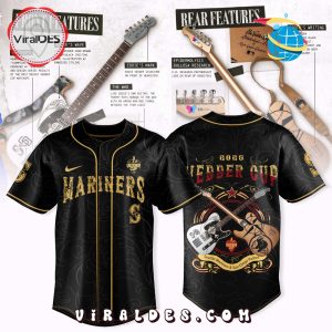 Seattle Mariners x Vedder Cup 2025 Baseball Jersey Seattle Mariners x Vedder Cup 2025 Baseball Jersey