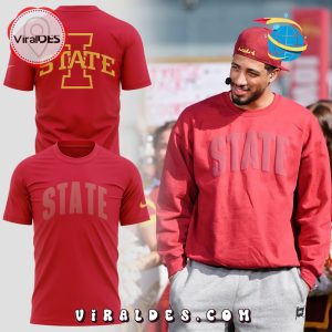 2025 Iowa State Cyclones Football Red Hoodie