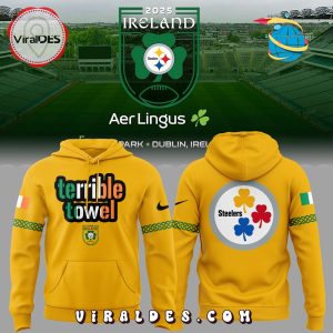 Pittsburgh Steelers Dublin Game Yellow Hoodie