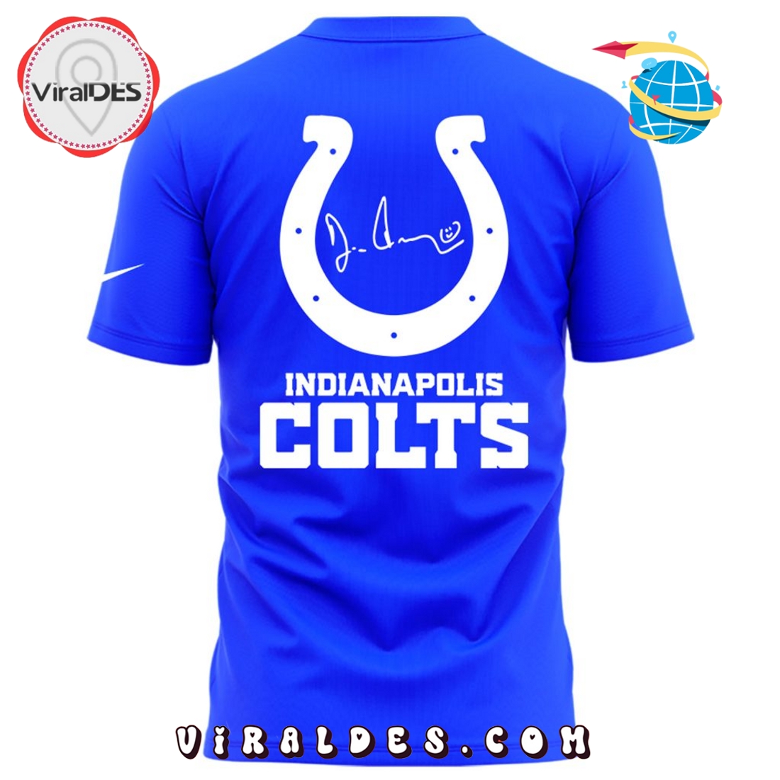 Indianapolis Colts For the Boss Blue Hoodie 2025 Indianapolis Colts For the Boss Blue Hoodie 2025