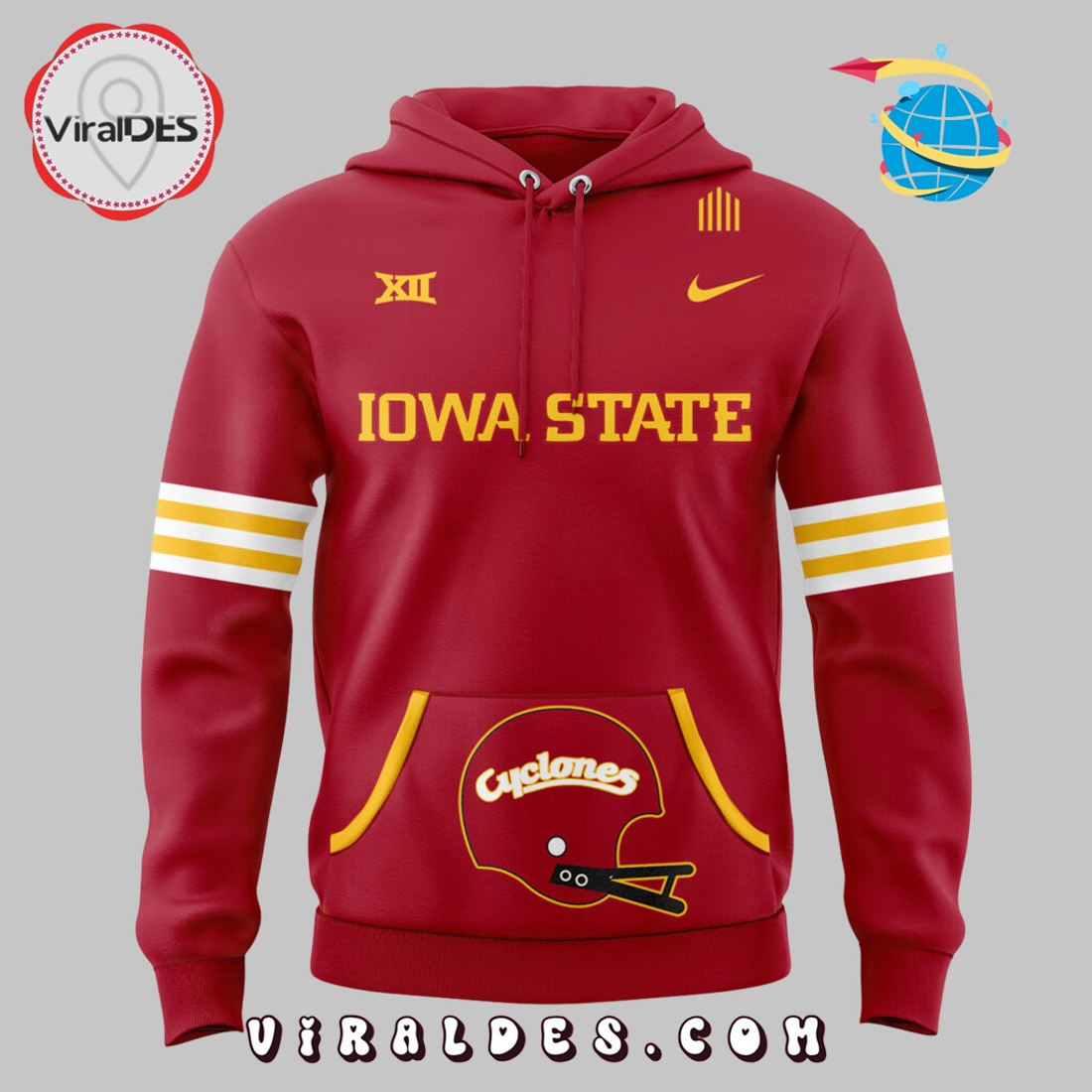 Iowa State Cyclones Football Hoodie 2025 Iowa State Cyclones Football Hoodie 2025