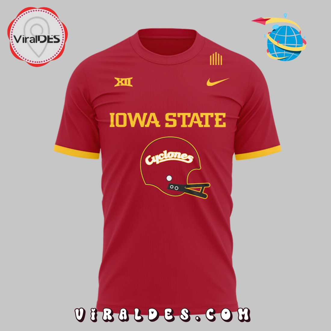 Iowa State Cyclones Football Hoodie 2025 Iowa State Cyclones Football Hoodie 2025