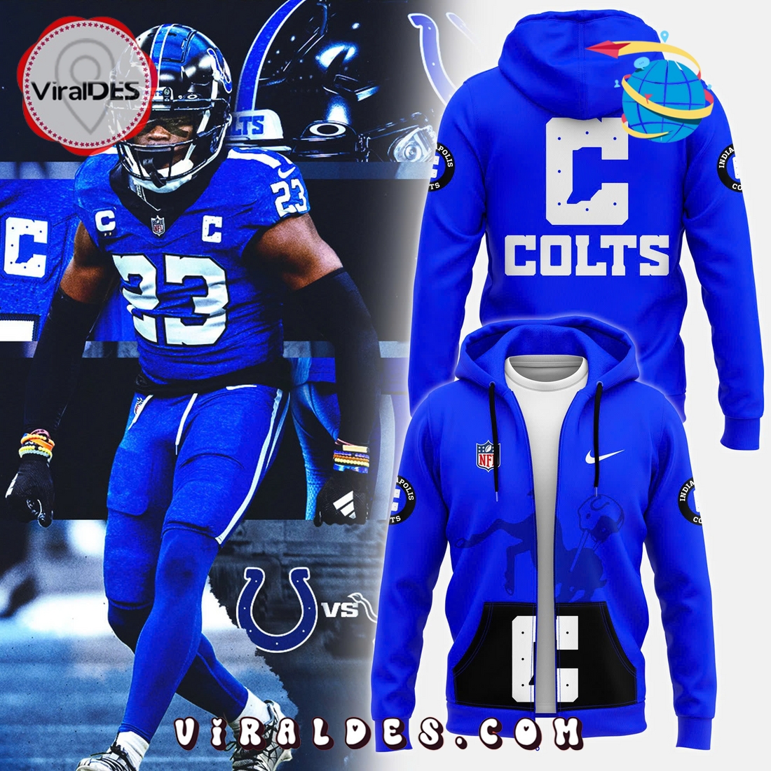 Men’s Indianapolis Colts Blue Nike Raglan Hoodie Men’s Indianapolis Colts Blue Nike Raglan Hoodie