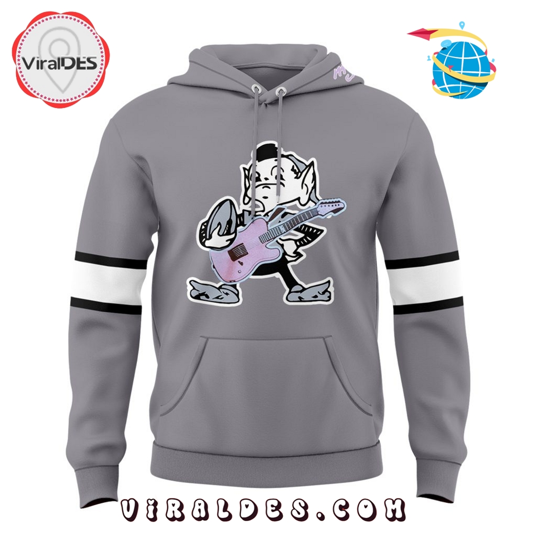 MGK x Cleveland Browns Brownie Rock Gray Hoodie MGK x Cleveland Browns Brownie Rock Gray Hoodie