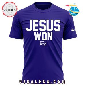 TCU Horned Frogs Football x Jesus Won 2025 Shirt