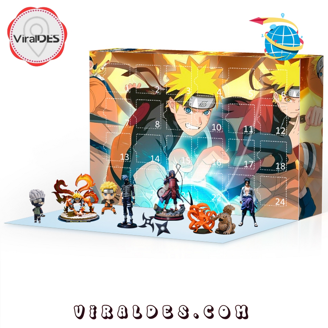 Naruto Advent Calendar, The One With 24 Little Doors Naruto Advent Calendar, The One With 24 Little Doors