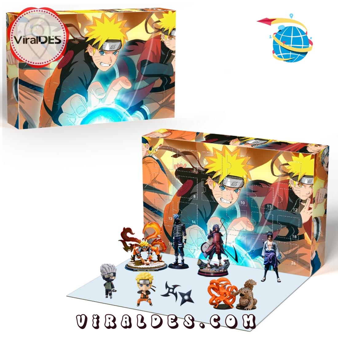Naruto Advent Calendar, The One With 24 Little Doors Naruto Advent Calendar, The One With 24 Little Doors