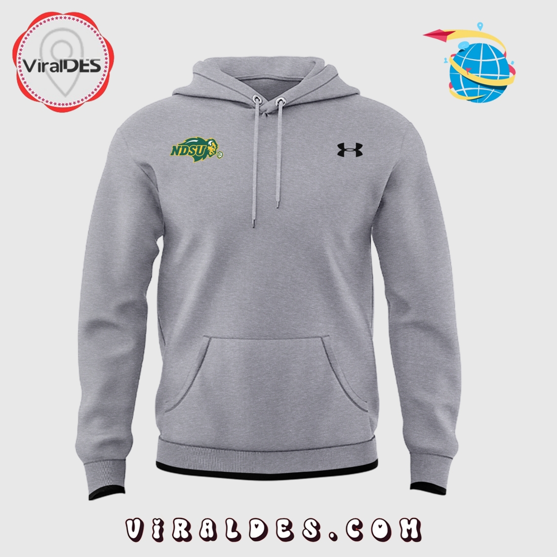 NDSU Football Limited Edition Grey Hoodie NDSU Football Limited Edition Grey Hoodie
