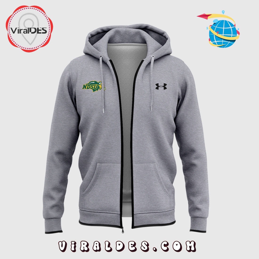 NDSU Football Limited Edition Grey Hoodie NDSU Football Limited Edition Grey Hoodie