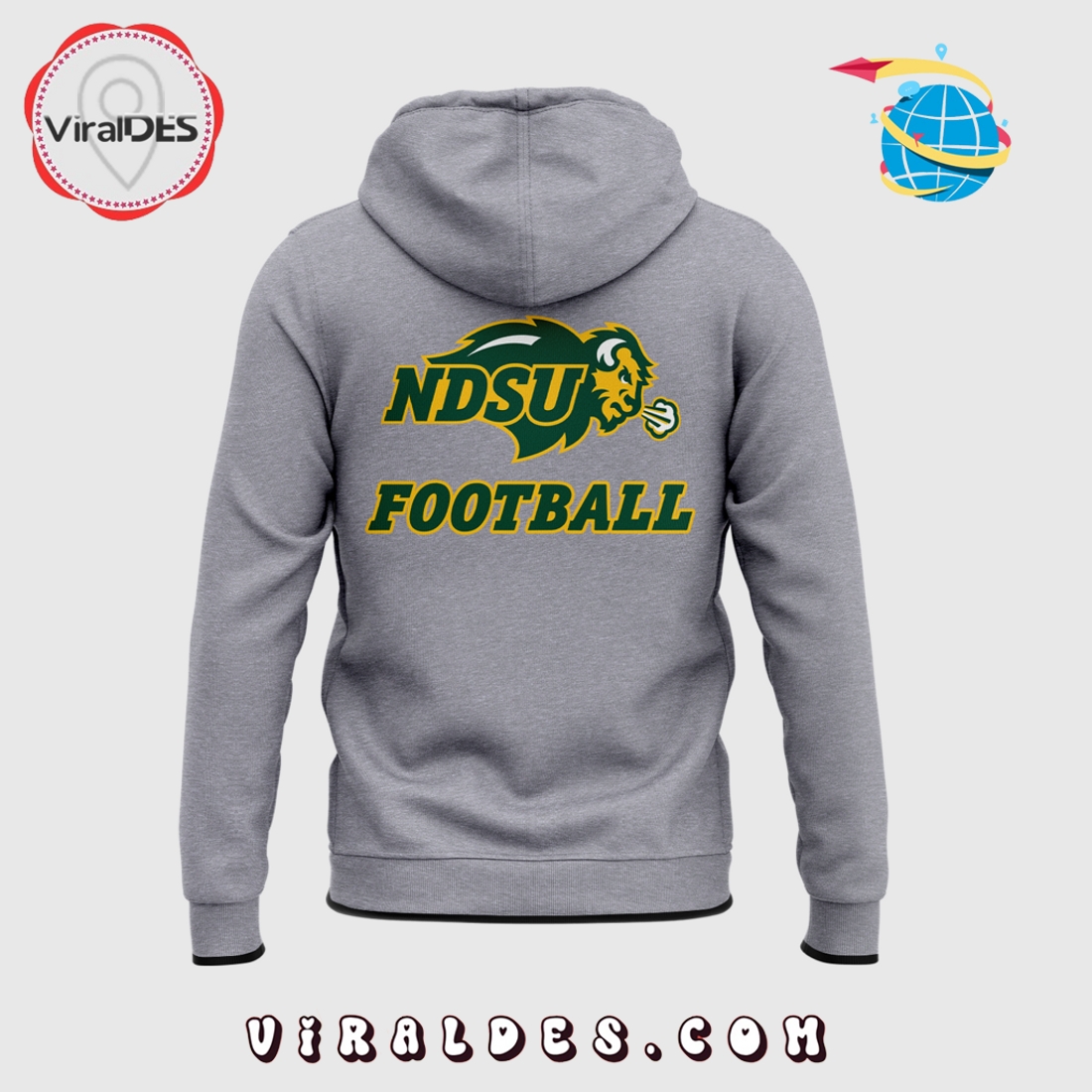 NDSU Football Limited Edition Grey Hoodie NDSU Football Limited Edition Grey Hoodie
