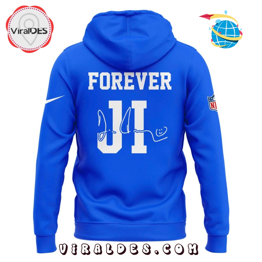 New Forever Indianapolis Colts For the Boss Hoodie New Forever Indianapolis Colts For the Boss Hoodie