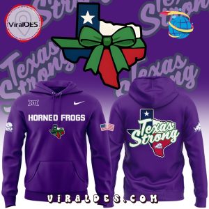 TCU Horned Frogs Football Texas Strong Limited Edition Hoodie