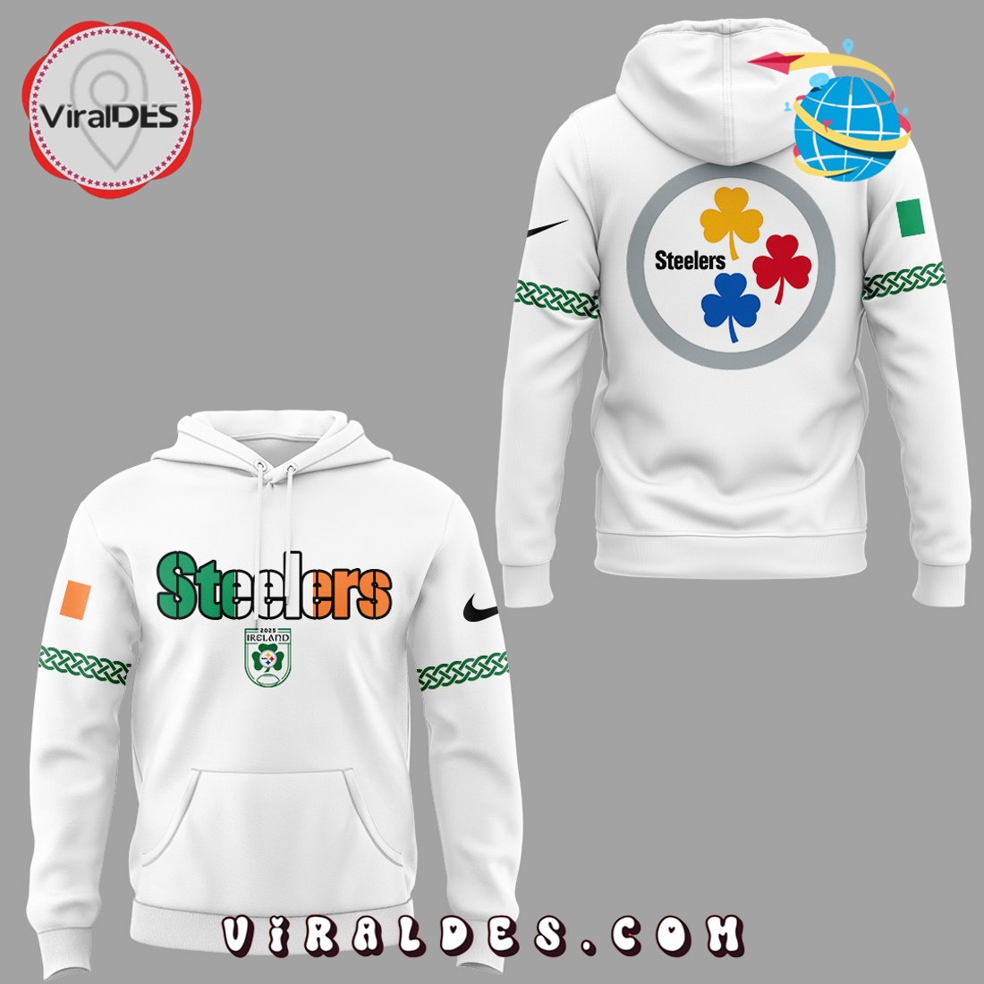 Pittsburgh Steelers Dublin Game Limited Edition Hoodie, Long Pants Pittsburgh Steelers Dublin Game Limited Edition Hoodie, Long Pants