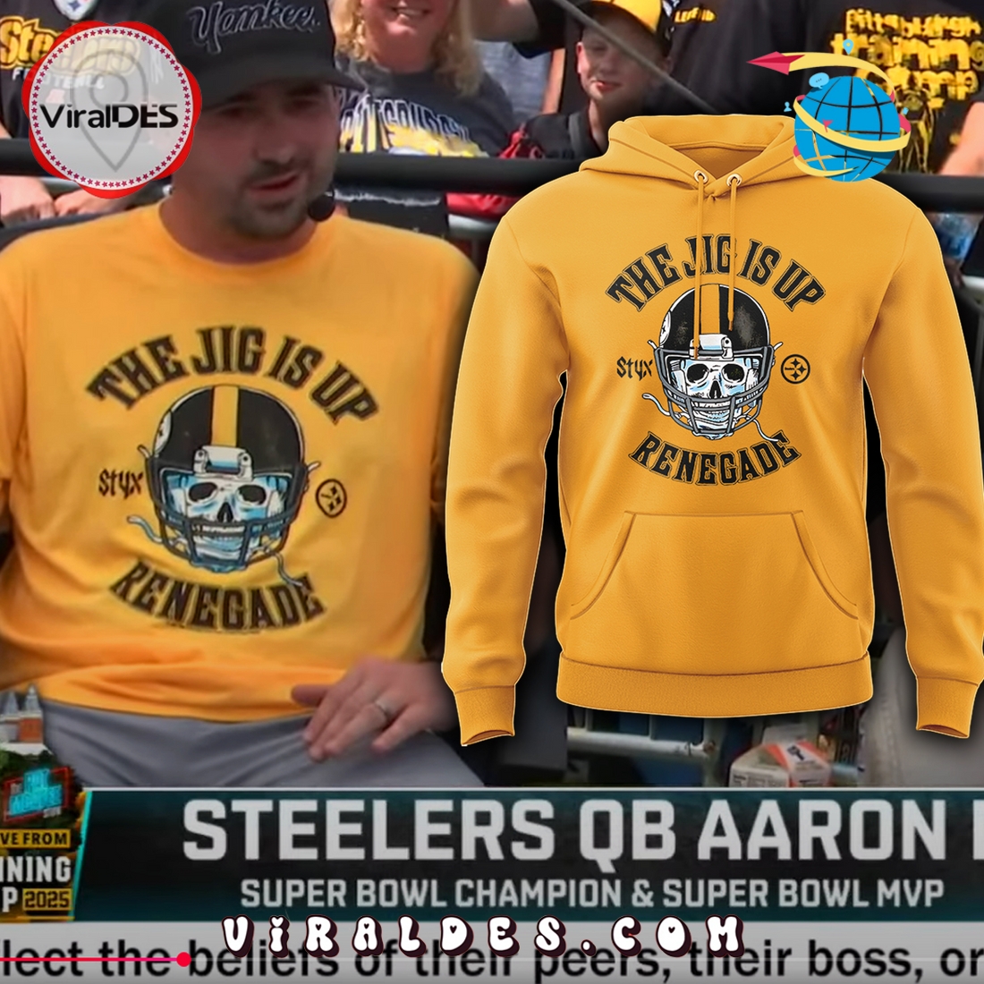 Pittsburgh Steelers The Jig Is Up Hoodie 2025 Pittsburgh Steelers The Jig Is Up Hoodie 2025