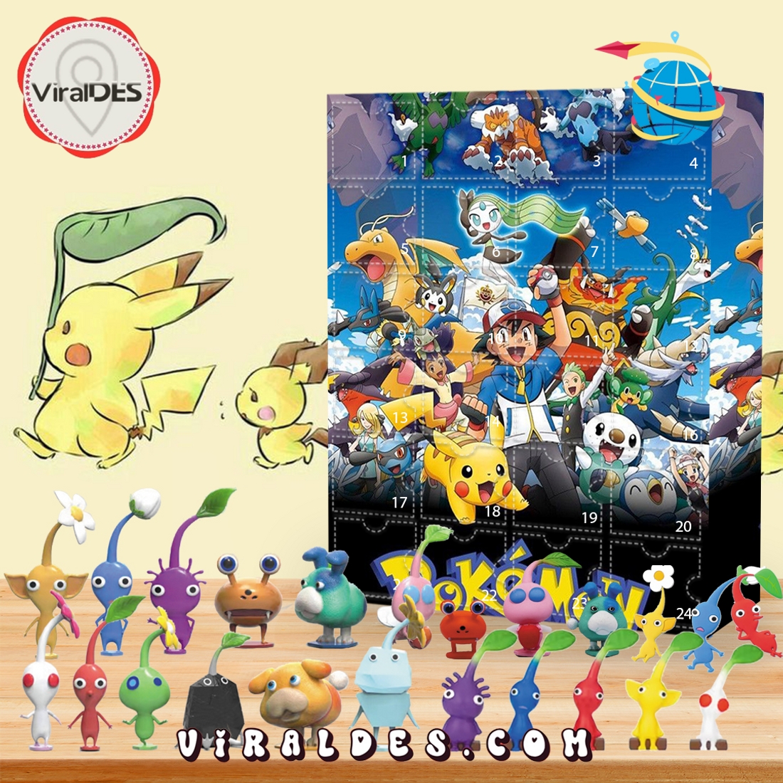 Pokémon 2025 Advent Calendar, The One With 24 Little Doors Pokémon 2025 Advent Calendar, The One With 24 Little Doors