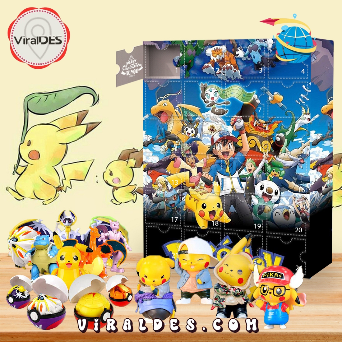 Pokémon 2025 Advent Calendar, The One With 24 Little Doors Pokémon 2025 Advent Calendar, The One With 24 Little Doors