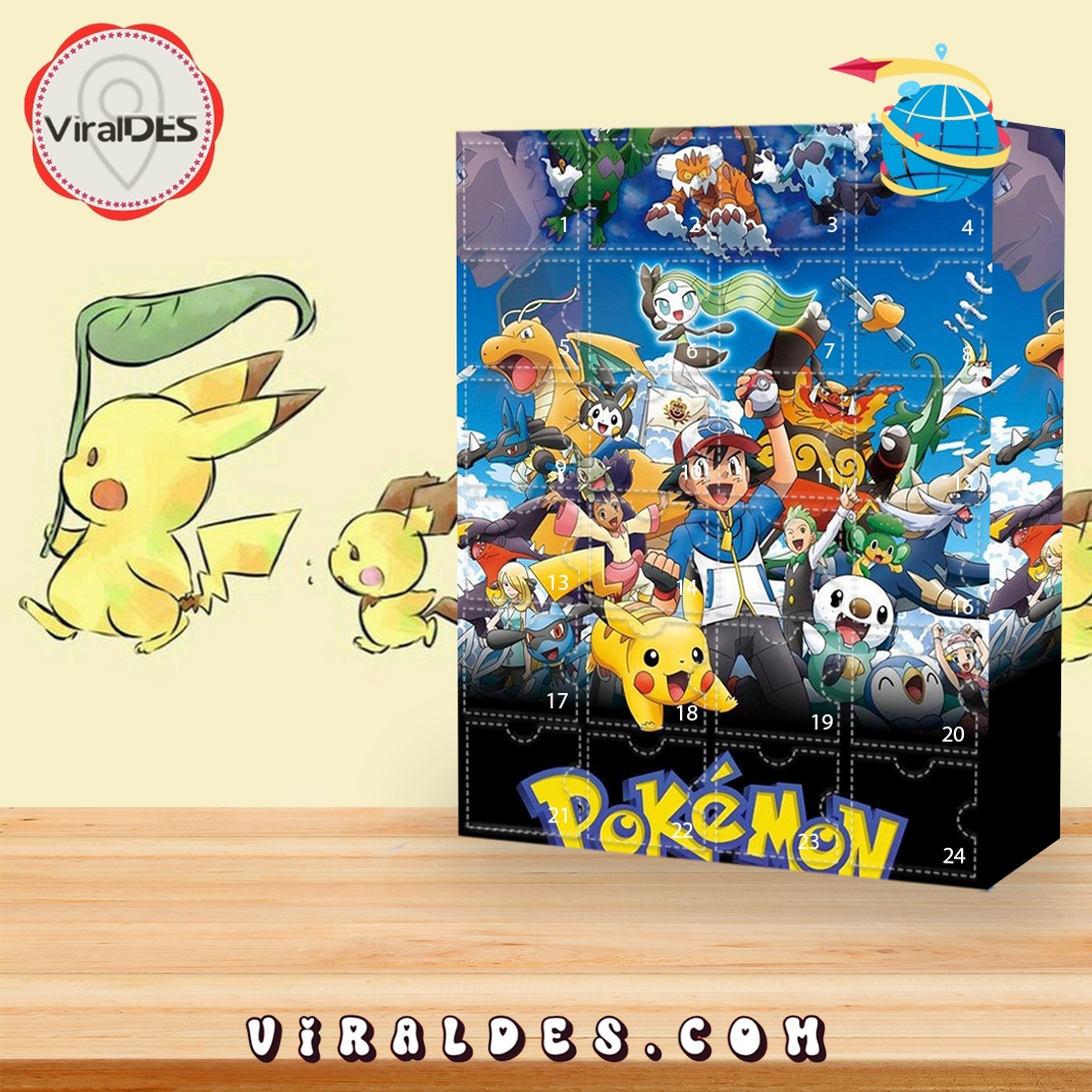Pokémon 2025 Advent Calendar, The One With 24 Little Doors Pokémon 2025 Advent Calendar, The One With 24 Little Doors