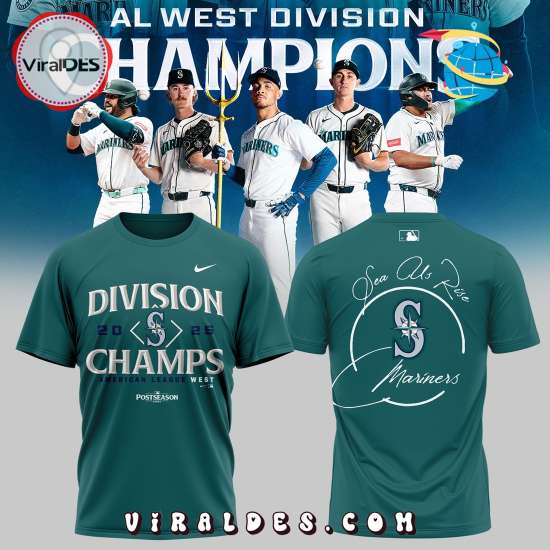 Seattle Mariners Playoff October Baseball Hoodie 2025 Seattle Mariners Playoff October Baseball Hoodie 2025