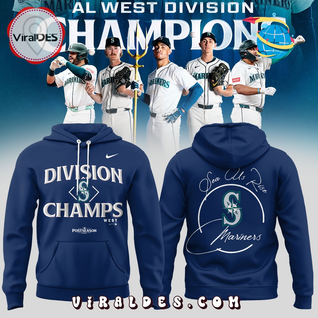 Seattle Mariners Playoff Tee 2025 October Baseball Hoodie Seattle Mariners Playoff Tee 2025 October Baseball Hoodie