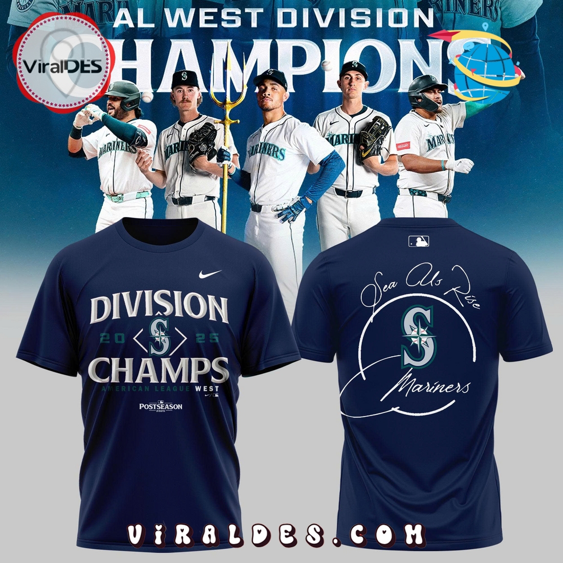 Seattle Mariners Playoff Tee 2025 October Baseball Hoodie Seattle Mariners Playoff Tee 2025 October Baseball Hoodie