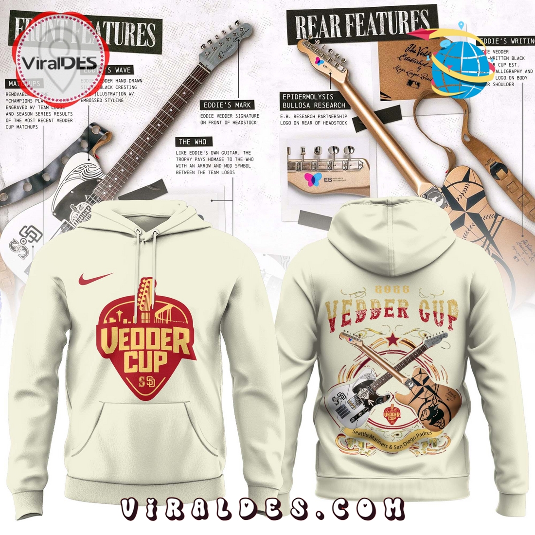 Seattle Mariners x Vedder Cup 2025 Limited Edition Hoodie Seattle Mariners x Vedder Cup 2025 Limited Edition Hoodie