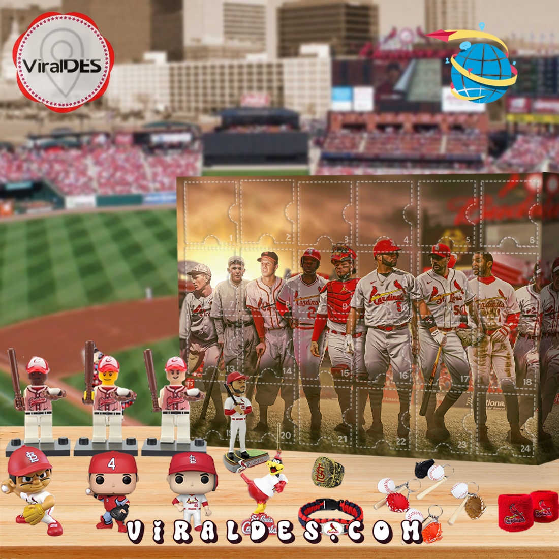 St. Louis Cardinals 2025 Advent Calendar, 24 Gifts Are In It St. Louis Cardinals 2025 Advent Calendar, 24 Gifts Are In It