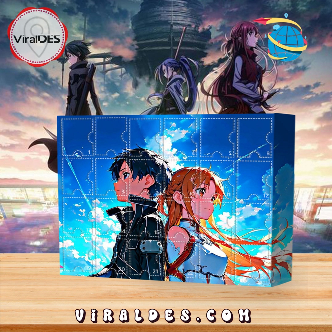 Sword Art Online Advent Calendar, The One With 24 Little Doors Sword Art Online Advent Calendar, The One With 24 Little Doors