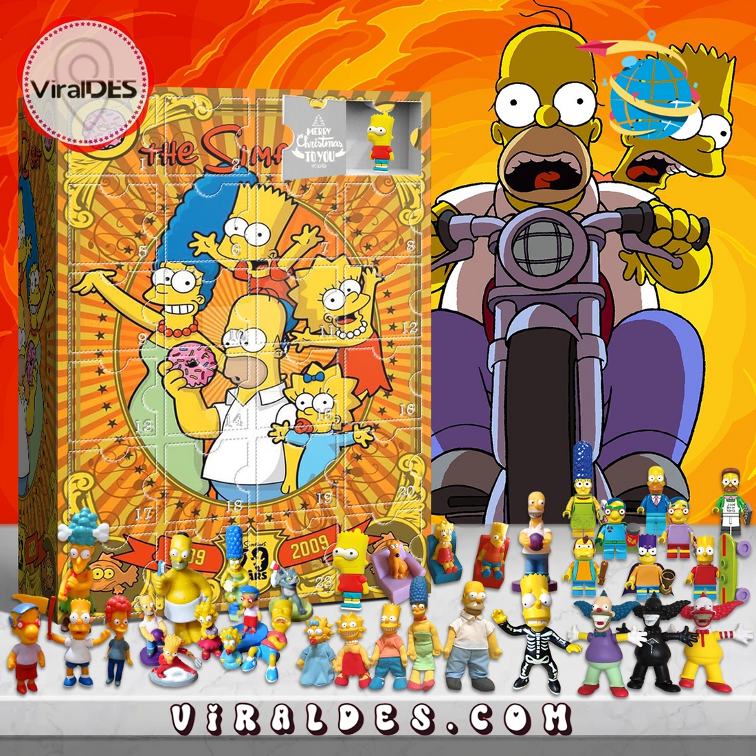 The Simpsons Advent Calendar, The One With 24 Little Doors The Simpsons Advent Calendar, The One With 24 Little Doors