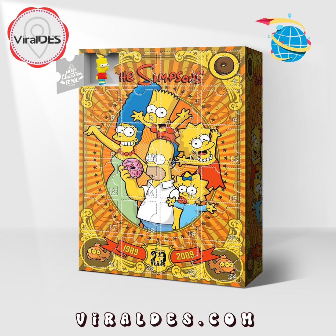 The Simpsons Advent Calendar, The One With 24 Little Doors The Simpsons Advent Calendar, The One With 24 Little Doors