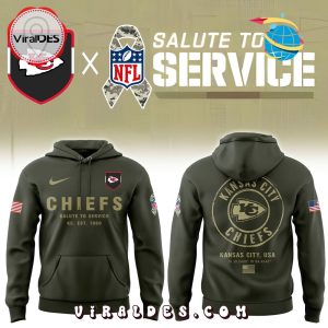 Kansas City Chiefs Salute To Service 2025 Hoodie