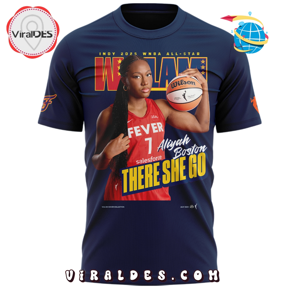 WSLAM Aliyah Boston Limited Edition Hoodie Blue WSLAM Aliyah Boston Limited Edition Hoodie Blue