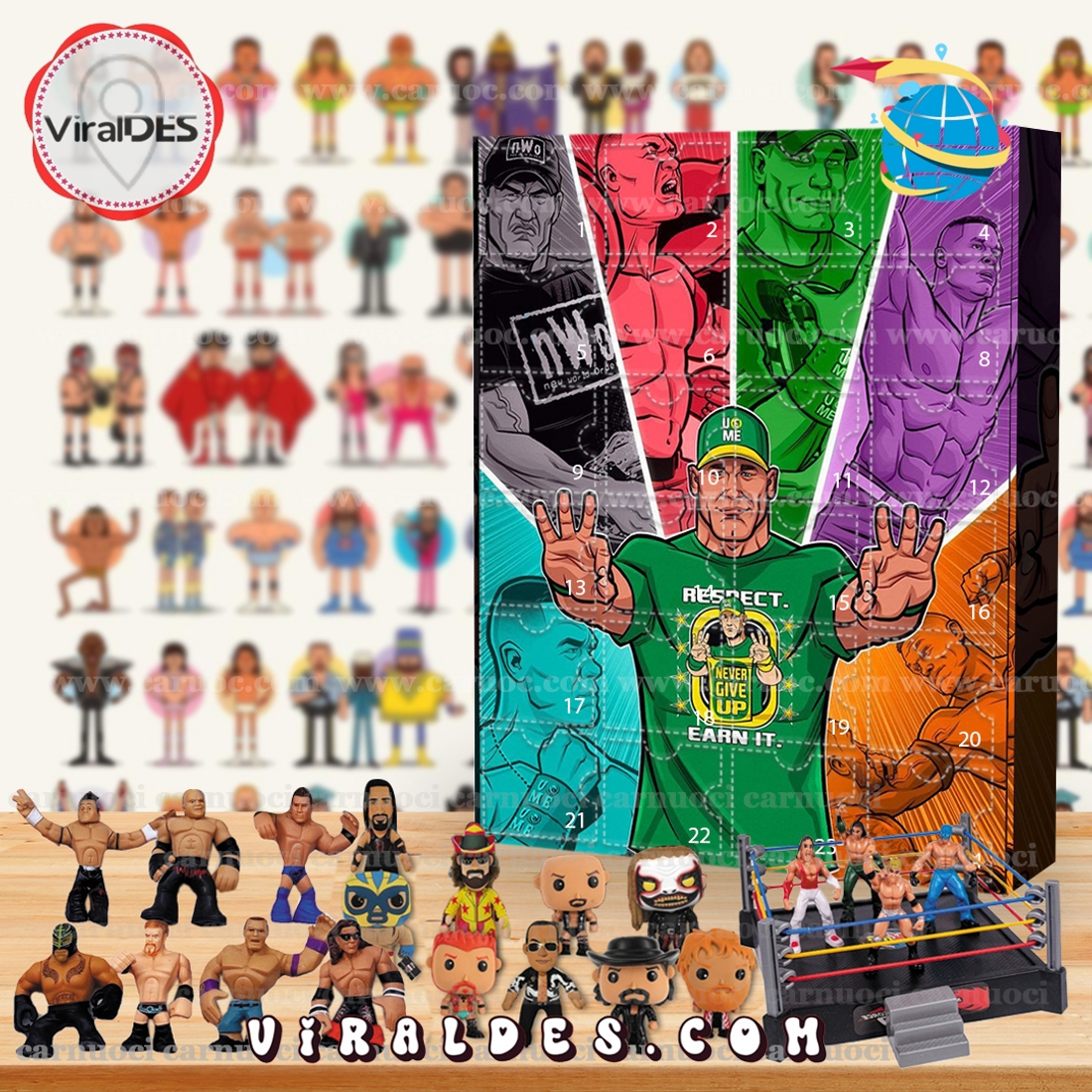WWE 2025 Advent Calendar, 24 Gifts Are In It WWE 2025 Advent Calendar, 24 Gifts Are In It
