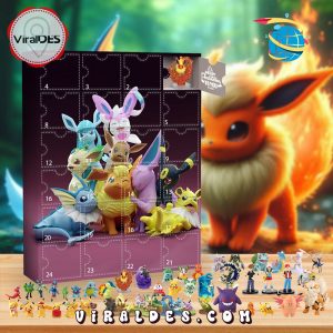 Flareon Pokémon Advent Calendar, 24 Gifts Are In It Flareon Pokémon Advent Calendar, 24 Gifts Are In It