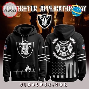 Las Vegas Raiders x Firefighter Appreciation Night Game Hoodie 2025