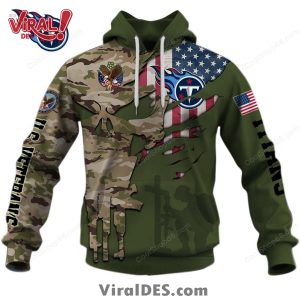 Tennessee Titans NFL Veteran’s Day Design Hoodie 2025
