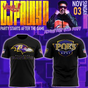 Baltimore Ravens 2025 Poe’s Nest Hoodie