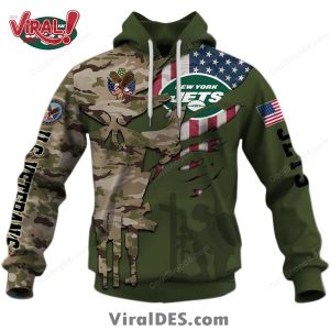 New York Jets NFL Veteran’s Day Design Hoodie 2025