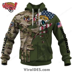 Jacksonville Jaguars NFL Veteran’s Day Design Hoodie 2025