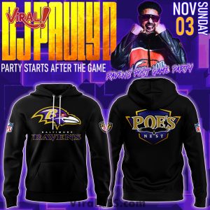 Baltimore Ravens 2025 Poe’s Nest Hoodie