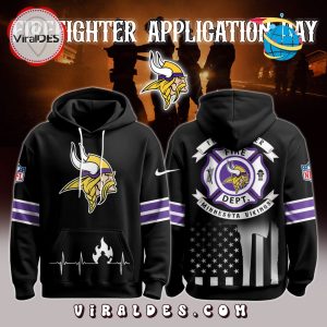 Minnesota Vikings x Firefighter Appreciation Night Game Hoodie 2025