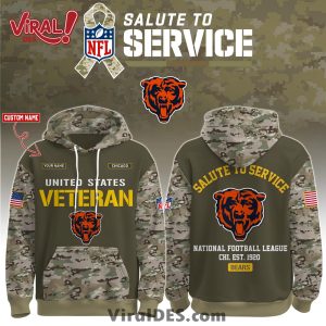 Chicago Bears 2025 Salute to Service Hoodie, Long Pants
