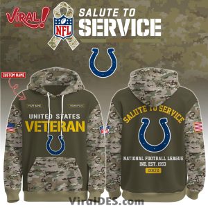 Indianapolis Colts 2025 Salute to Service Hoodie, Long Pants