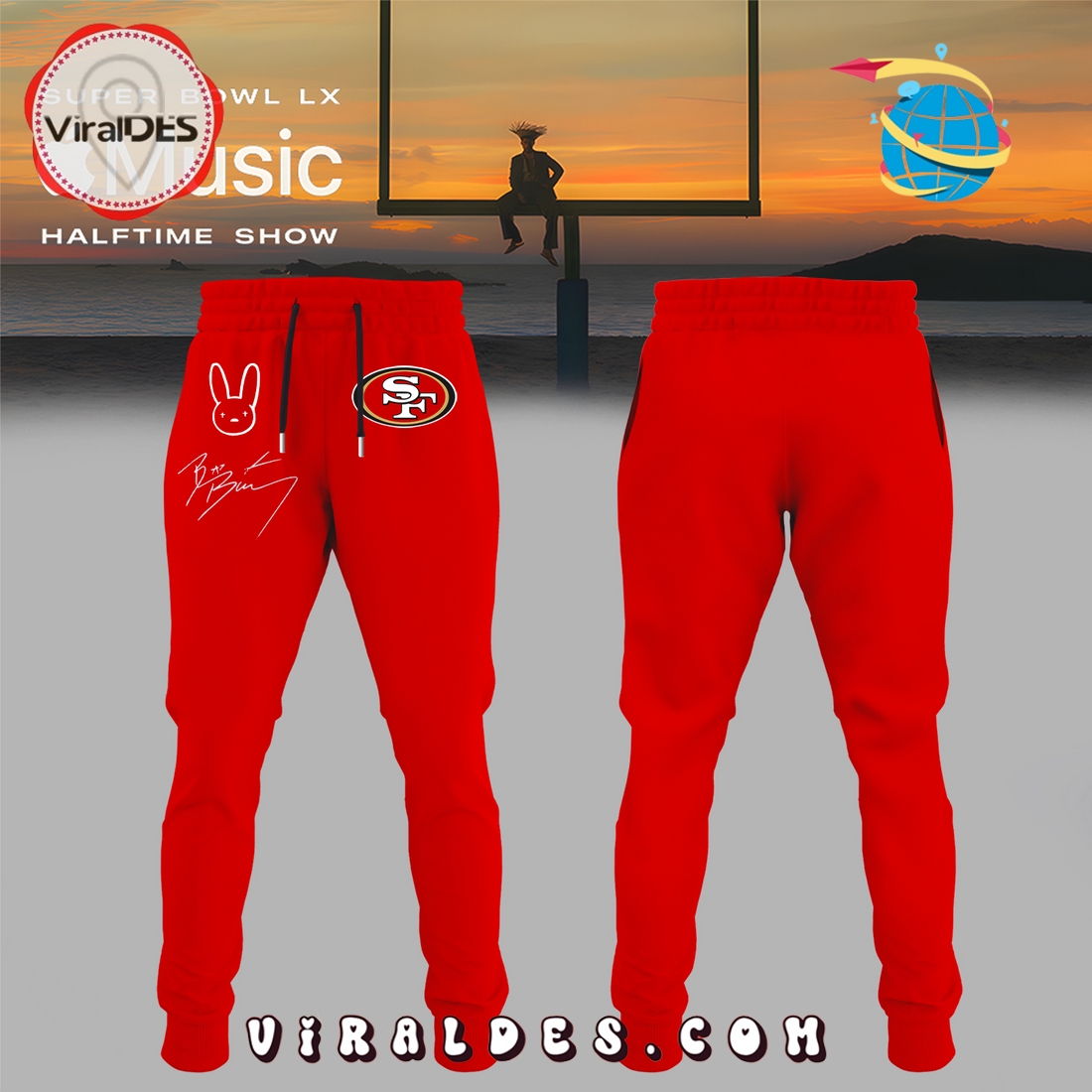 All NFL Team x Bad Bunny Super Bowl Football Jersey 2025 All NFL Team x Bad Bunny Super Bowl Football Jersey 2025