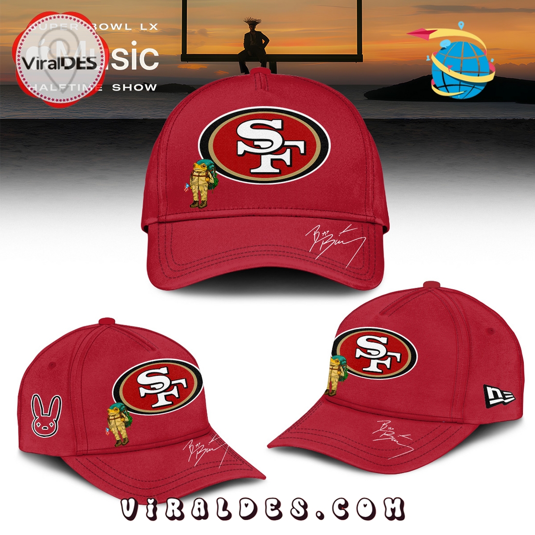 All NFL Team x Bad Bunny Super Bowl Football Jersey 2025 All NFL Team x Bad Bunny Super Bowl Football Jersey 2025