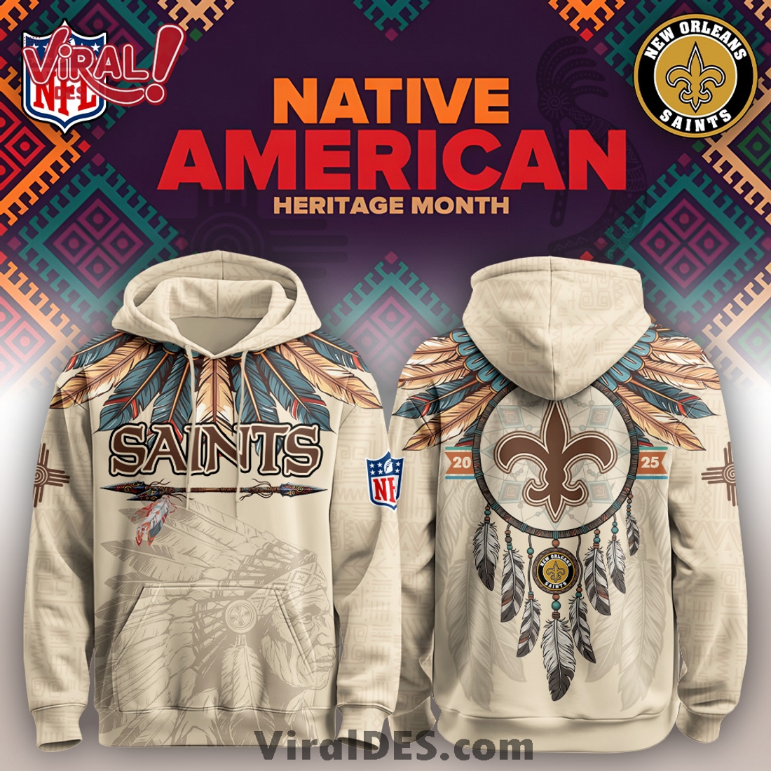 Arizona Cardinals Native American Heritage Month Limited Editions Hoodie Arizona Cardinals Native American Heritage Month Limited Editions Hoodie