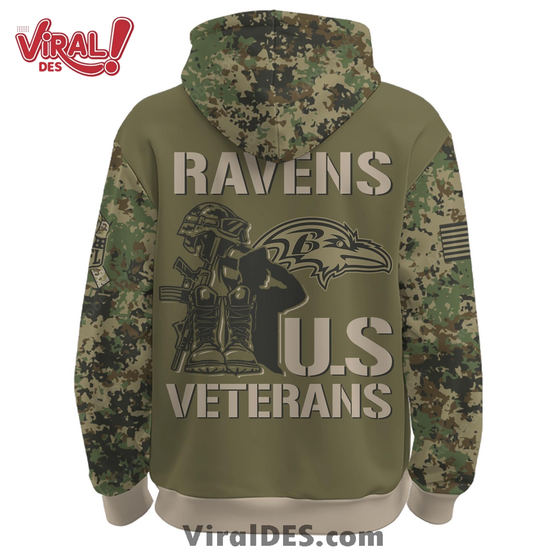 Baltimore Ravens Veteran Day 2025 Hoodie Limited Edions Baltimore Ravens Veteran Day 2025 Hoodie Limited Edions