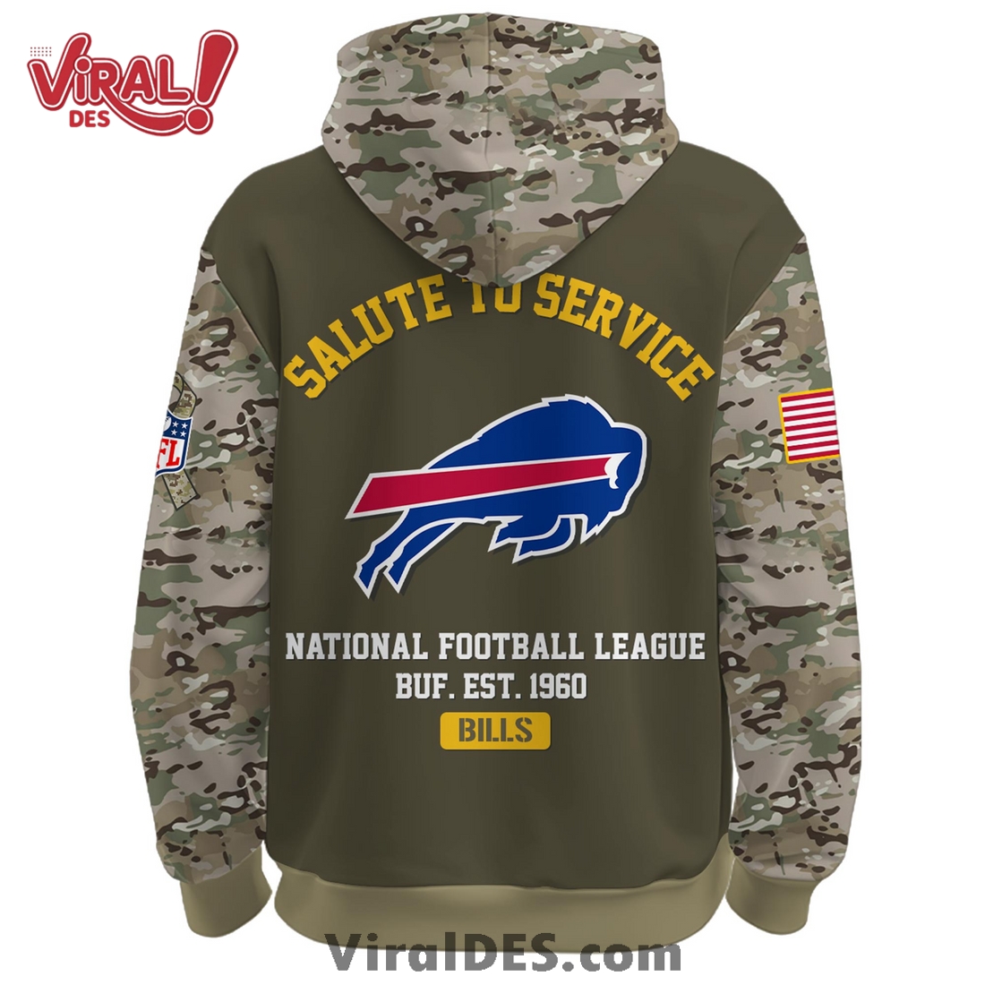 Buffalo Bills 2025 Salute to Service Hoodie, Long Pants Buffalo Bills 2025 Salute to Service Hoodie, Long Pants