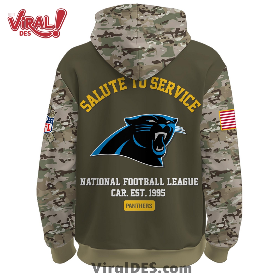 Carolina Panthers 2025 Salute to Service Hoodie, Long Pants Carolina Panthers 2025 Salute to Service Hoodie, Long Pants
